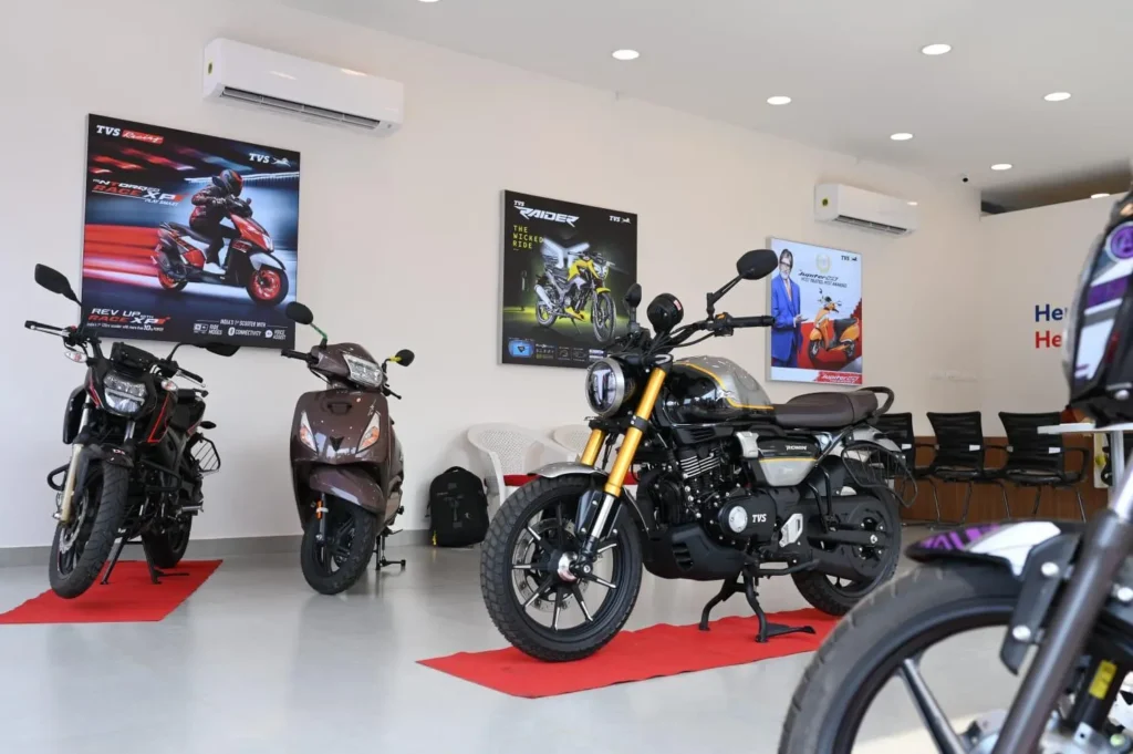 tvs showroom malappuram showroom bikes